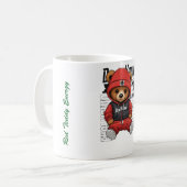 Don Vitone – Red Teddy King Vitotone Bear – Red El コーヒーマグカップ (正面左)