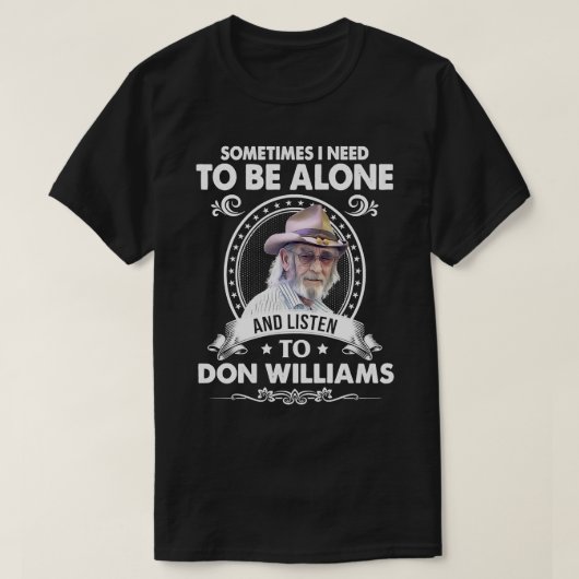 Don Williams Country ArtistがヒットBをトリビュート Tシャツ (デザイン正面)