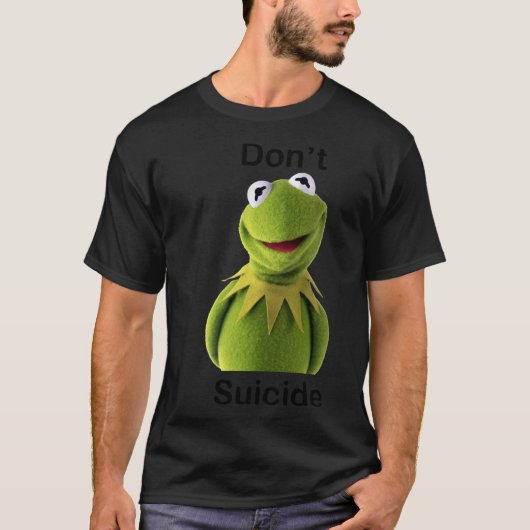 Don&x27;t "Kermit";自殺エッセンシャルT-S Tシャツ (正面)