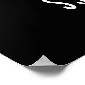 Don You Sshusush-i MeすしプリンおもしろいダークBG ポスター (角)