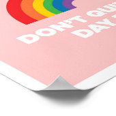 Don' Your Day Dreamやめポスタ感動的ー ポスター (角)