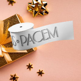 Dona Nobis Pacem、ラテン語翻訳： 与え Us  Peace サテンリボン