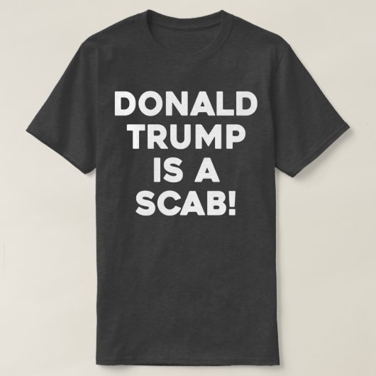 DONALDはSCABの子供のTシャツである Tシャツ (デザイン正面)