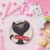 Donald BrunによるZwicky猫のポスター ペーパープレート (パーティー)