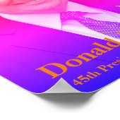 Donald J. Trump, 45th President of the USA ポスター (角)