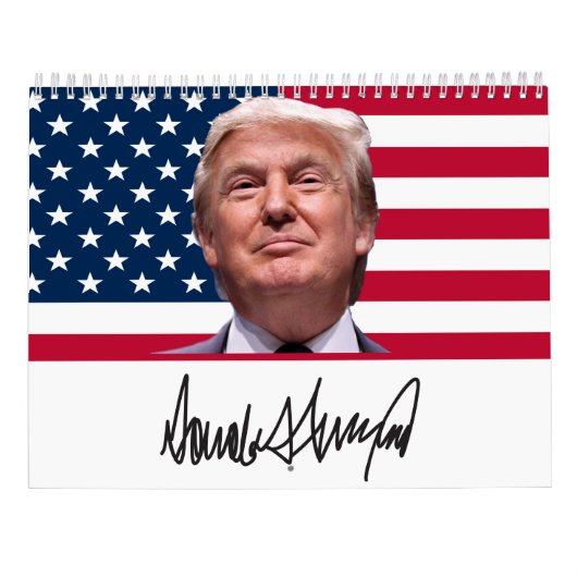 Donald J Trump Calendarの写真 カレンダー (裏面)