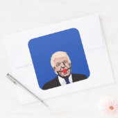 Donald J. Trump with gag – 独自の文字を追加 スクエアシール (封筒)