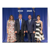 Donald & Melania 2024、Ron & Casey 2028 (正面横)