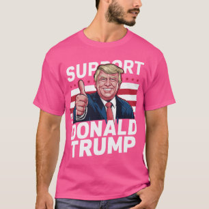 Donald Trumpのサポート – 親指を上げる Tシャツ