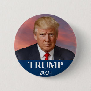Donald Trumpの写真 – 大統領の 缶バッジ