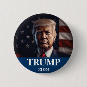 Donald Trumpの写真 – 大統領の 缶バッジ