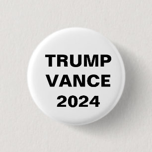 Donald Trump氏(2024年JDバンス副社長) 缶バッジ