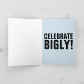 DONALD TRUMP おもしろい誕生日グリーティングカード カード (内部)