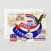 Donald Trump ポストカード (正面/裏面)