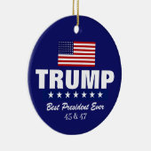 DONALD TRUMP 2020 CHRISTMAS ORNAMENT セラミックオーナメント (右)