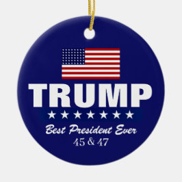 DONALD TRUMP 2020 CHRISTMAS ORNAMENT セラミックオーナメント