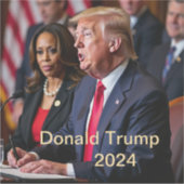 Donald Trump 2024 シール (正面)