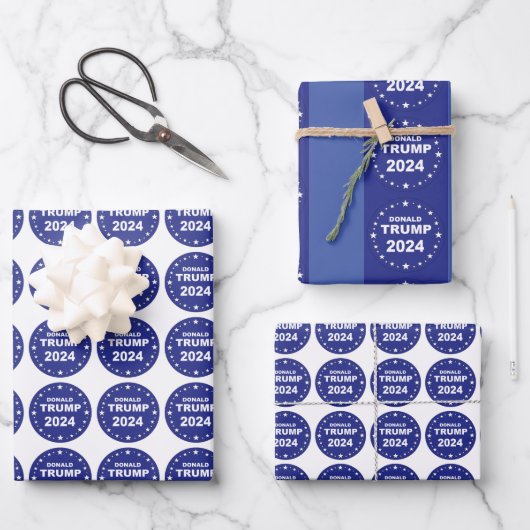 Donald Trump 2024 ラッピングペーパーシート (正面)