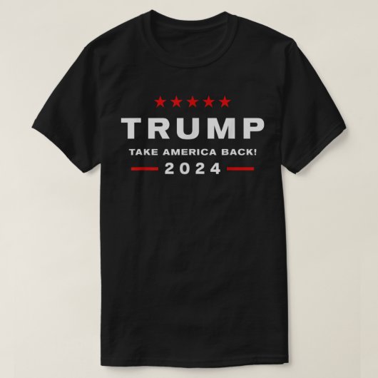 Donald Trump 2024 Take America Back Election - The Tシャツ (デザイン正面)