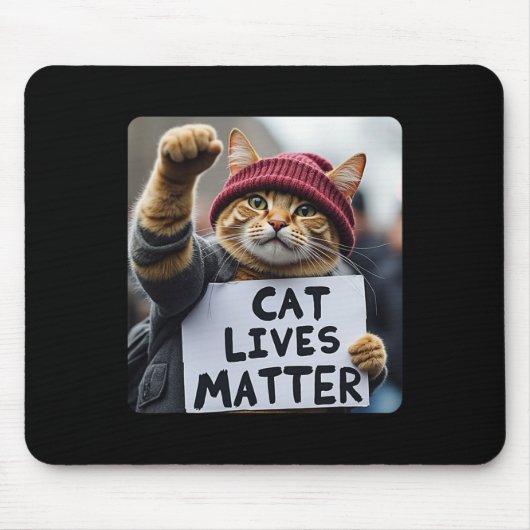 Donald Trump 2025猫生問題 マウスパッド (正面)