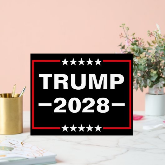 Donald Trump 2028 President アクリルサイン (ウェディング)