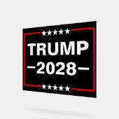 Donald Trump 2028 President アクリルサイン (傾斜)