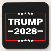 Donald Trump 2028 President コースター (正面)