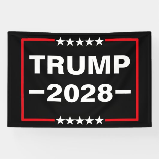 Donald Trump 2028 President 横断幕 (横)