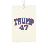Donald Trump 47 カーエアーフレッシュナー (裏面)