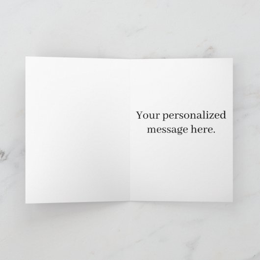 Donald Trump Christmas Card | Making A List Design カード (内部)