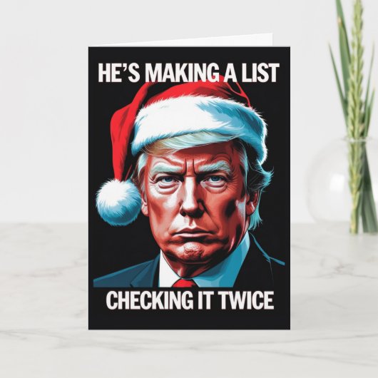Donald Trump Christmas Card | Patriotic Holiday カード (正面)