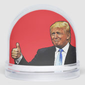 DONALD TRUMP CHRISTMAS SNOW GLOBE (正面)