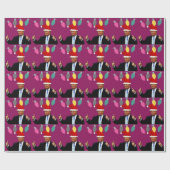 DONALD TRUMP CHRISTMAS  WRAPPING PAPER ラッピングペーパー (フラット)