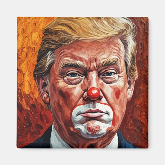 donald trump clown  マグネット (正面)