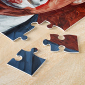 donald trump clown funny ジグソーパズル (側面)