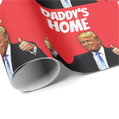 DONALD TRUMP DADDY'S HOME CHRISTMAS ラッピングペーパー (ロールコーナー)