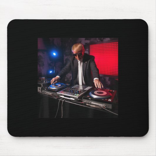 Donald Trump Djオンターンテーブル マウスパッド (正面)