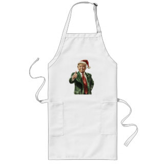 Donald Trump Funny Christmas Cooking Apron ロングエプロン