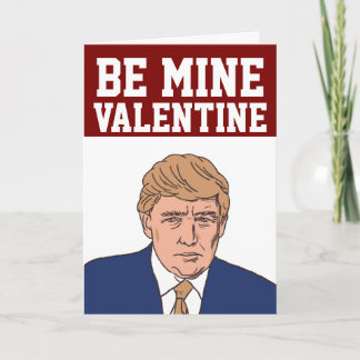 DONALD TRUMP FUNNY VALENTINE'S DAY GREETING CARD カード