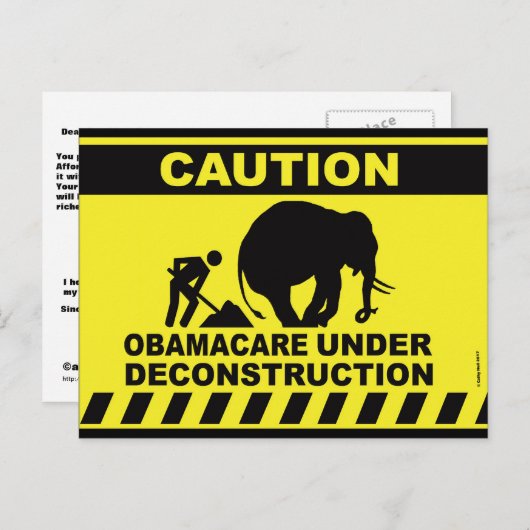 Donald Trump Healthcareへのアドレス指定済みポストカード ポストカード (正面/裏面)