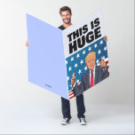 DONALD TRUMP HUGE GIANT RETIREMENT GREETING CARD カード<br><div class="desc">DONALD TRUMP RETIREMENT BIGGEST GREETING CARD. IT'S GIGANTIC!</div>