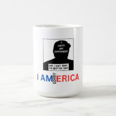 Donald Trump 'I hate my opponent' funeral speech コーヒーマグカップ (中央)