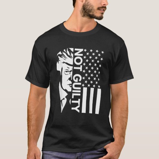 Donald Trump Mugshot 2024 Not Cighty Supporter USA Tシャツ (正面)