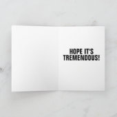 DONALD TRUMP NEW YEAR GREETING CARD 2026 シーズンカード (内部)