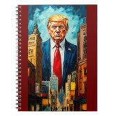donald trump paint  ノートブック (正面)