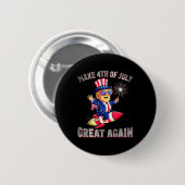 Donald Trump Patriotic Firework Make 4th Of July G 缶バッジ (正面&裏面)