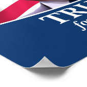 Donald Trump Photo – 社長 ポスター (角)