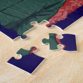 Donald Trump Pop Art Christmas Puzzle MAGA Holiday ジグソーパズル (側面)