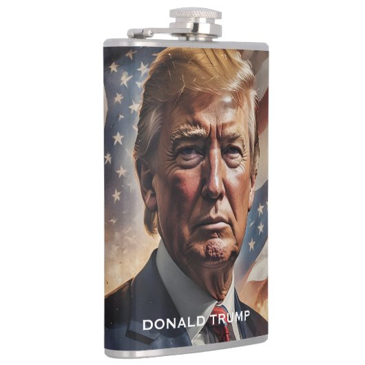 Donald Trump Presdent Portrait フラスク (右)