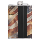 Donald Trump Presdent Portrait フラスク (裏面)